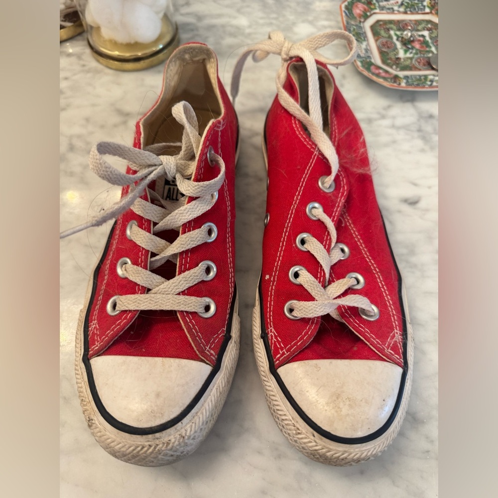 Converse Red Shoes